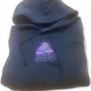 Heavyweight half evil hoodie